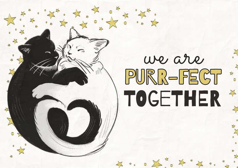 Cats expressing affection
