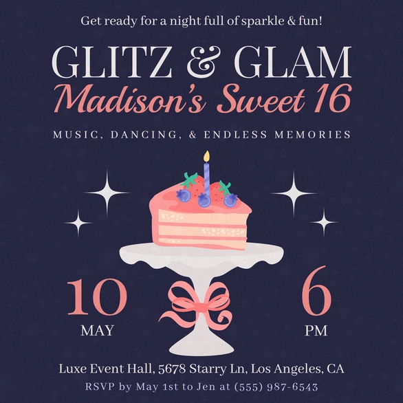 Madison's Sweet 16 Birthday Party