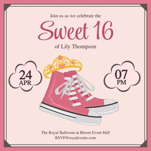 Birthday celebration invitation