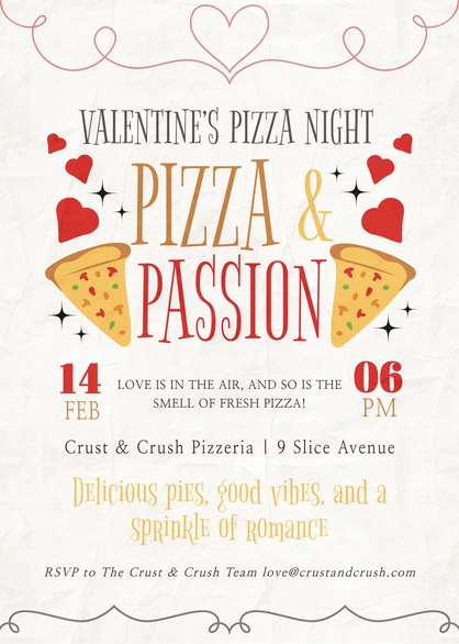 Valentine's Day Pizza Event