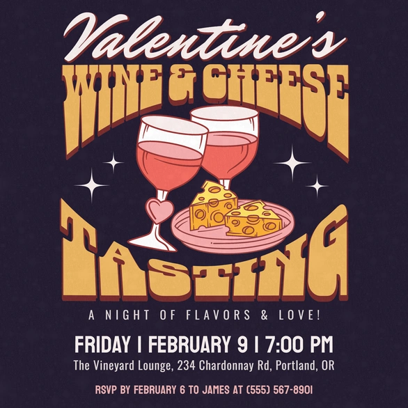 Wine and Cheese Event