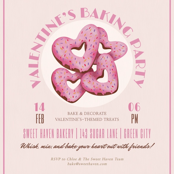 Valentine's Day Baking Event