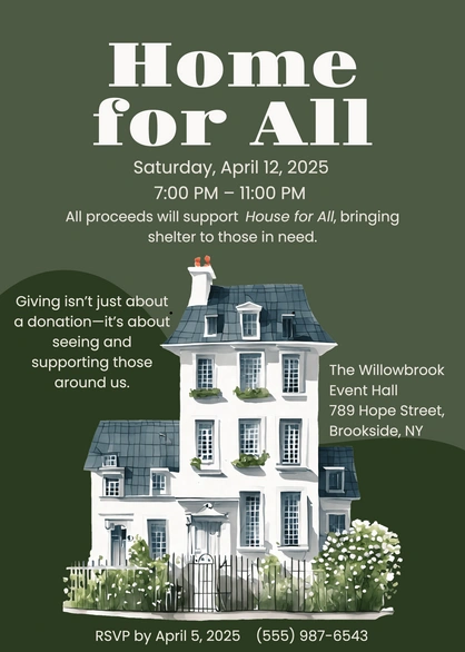 Charity Event Invitation