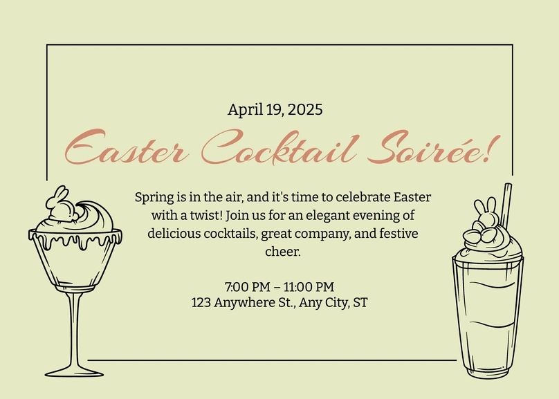 Easter Cocktail Event
