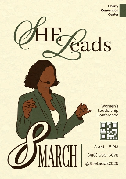 Women's Leadership Conference Poster