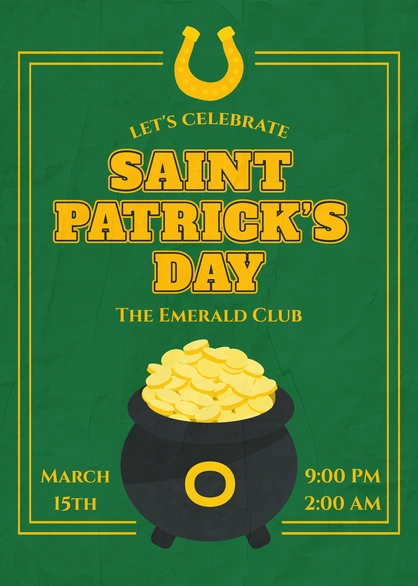 Invitation to Saint Patrick's Day Party