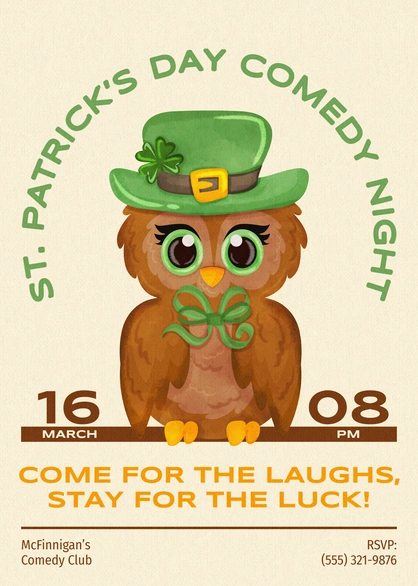 St. Patrick's Day Comedy Event