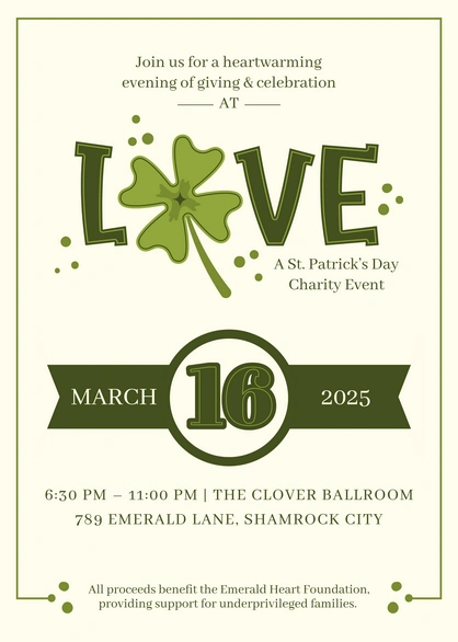 Charity Event Invitation