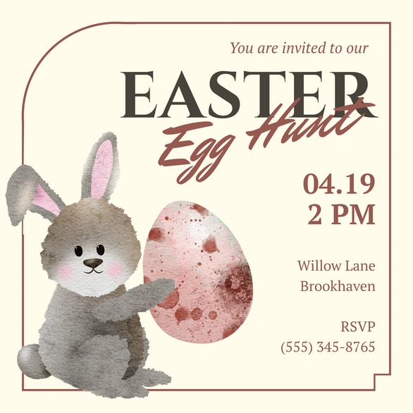 Easter Event Invitation