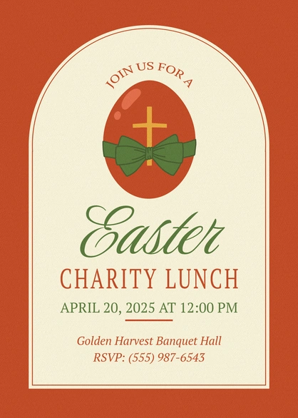 Easter Charity Lunch