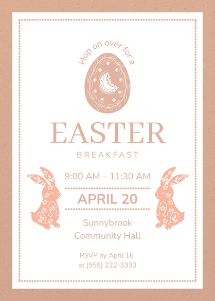 Easter Breakfast Event