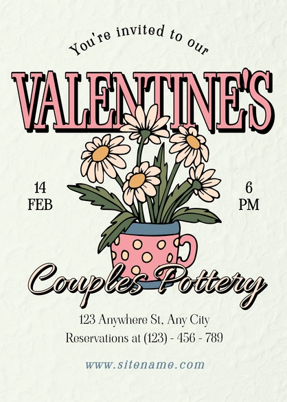 Valentine's Day Pottery Event
