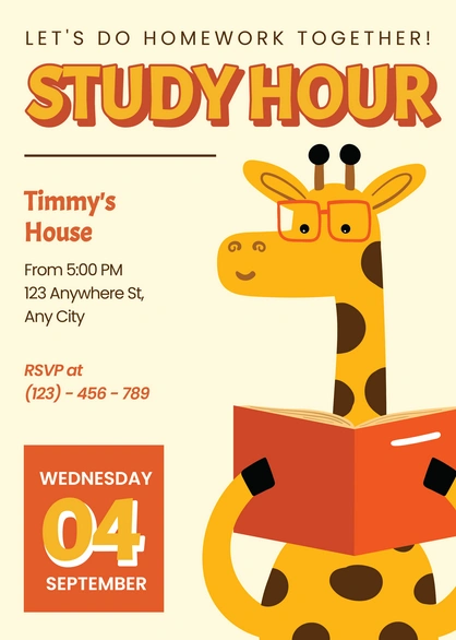 Study Hour Announcement