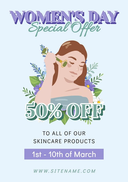 Women's Day Skincare Promotion