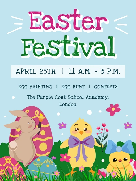 Easter Festival Announcement