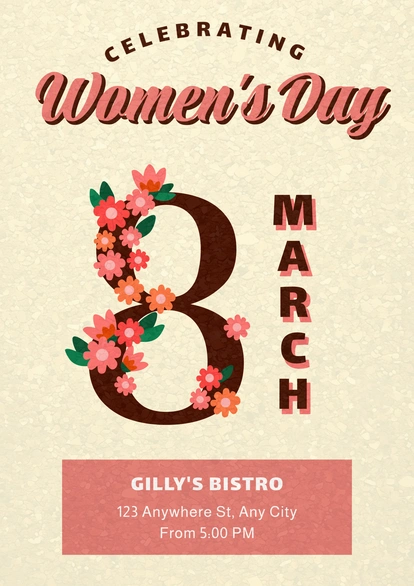 Women's Day Celebration Invitation