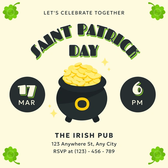 Saint Patrick's Day Event