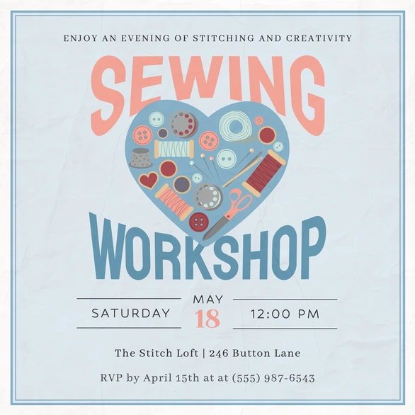 Sewing Workshop Event