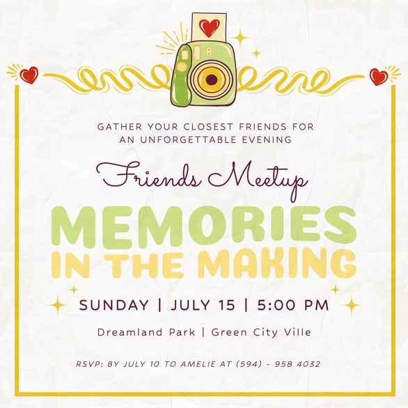 Social Event Invitation