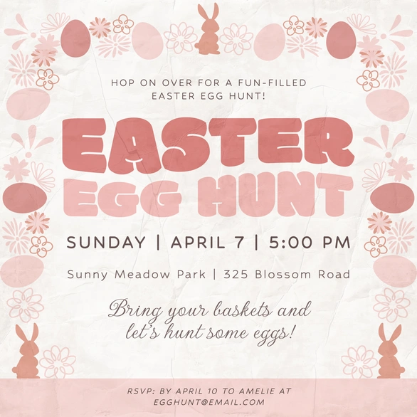 Easter Event Invitation