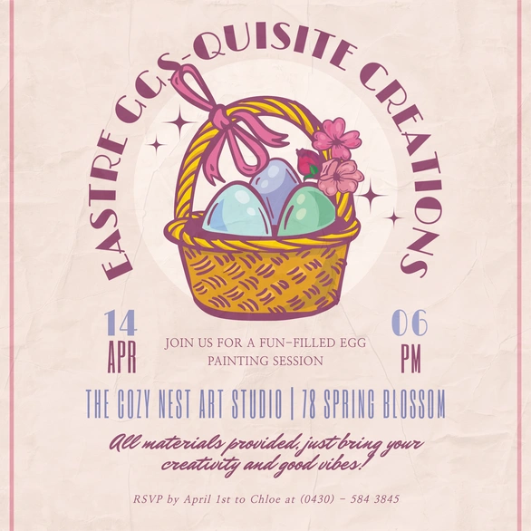 Easter Egg Painting Session