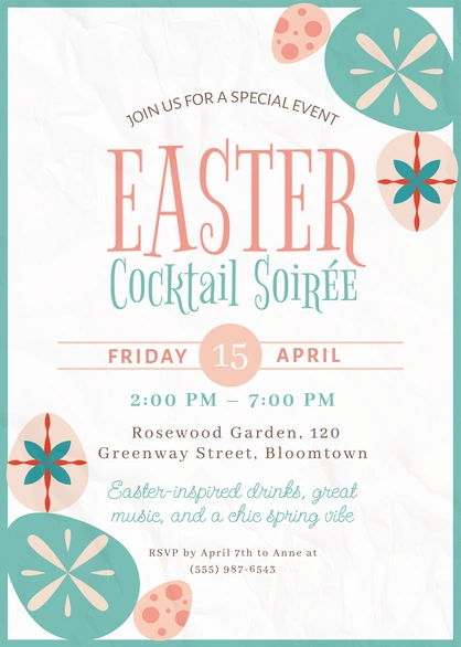 Easter Event Invitation