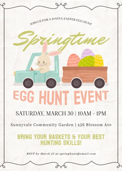 Easter Egg Hunt Invitation