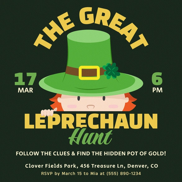 Leprechaun Hunt Event
