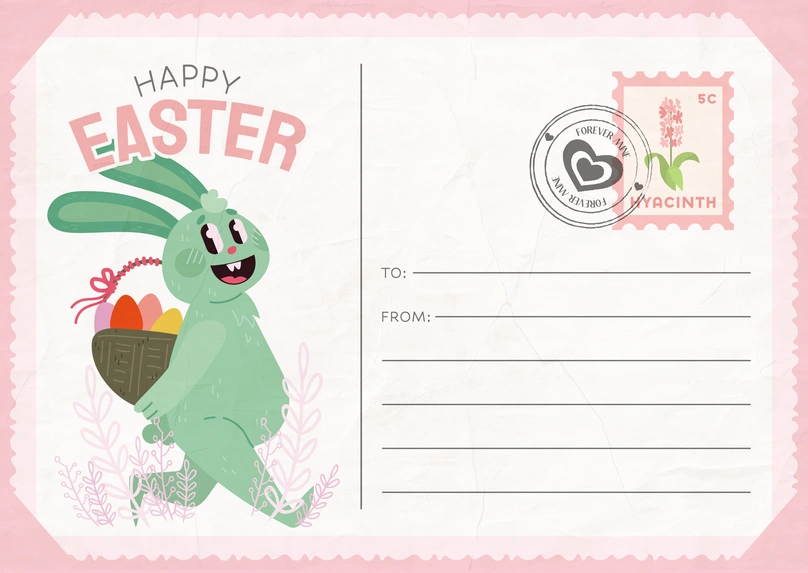 Easter Bunny with Eggs