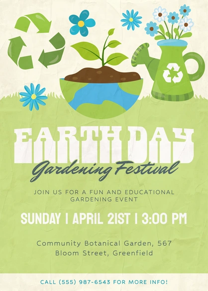 Gardening Festival Announcement