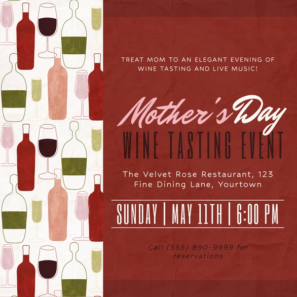 Mother's Day Wine Tasting