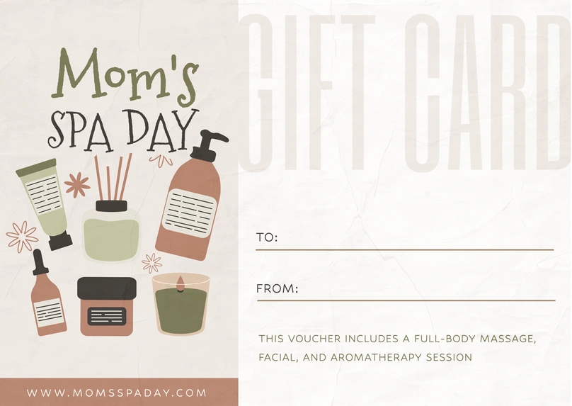 Gift Card for Spa Services
