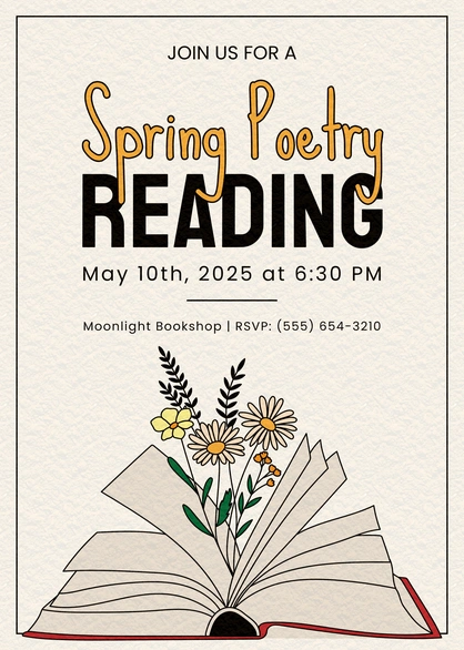 Poetry Reading Event