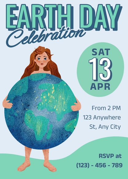 Earth Day Celebration Invitation