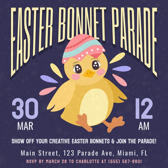 Easter Bonnet Parade Event