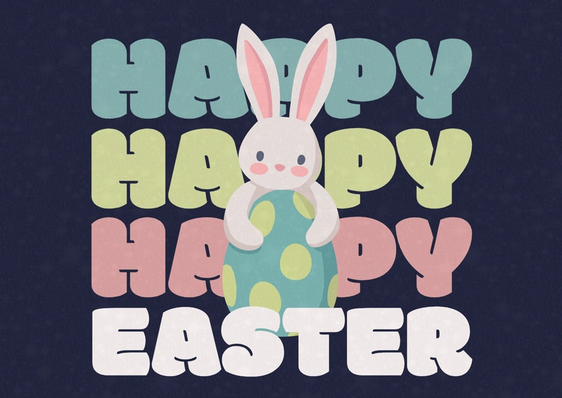 Easter Bunny and Egg