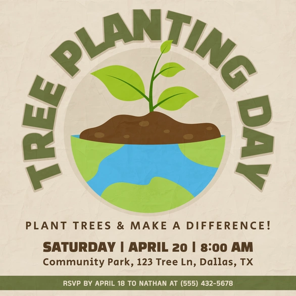 Tree Planting Day Announcement