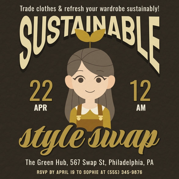 Sustainable fashion event