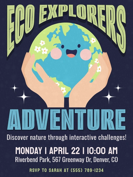 Eco Explorers event announcement