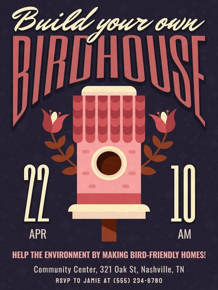 Birdhouse Building Workshop