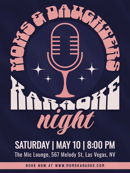 Karaoke Night Event Promotion