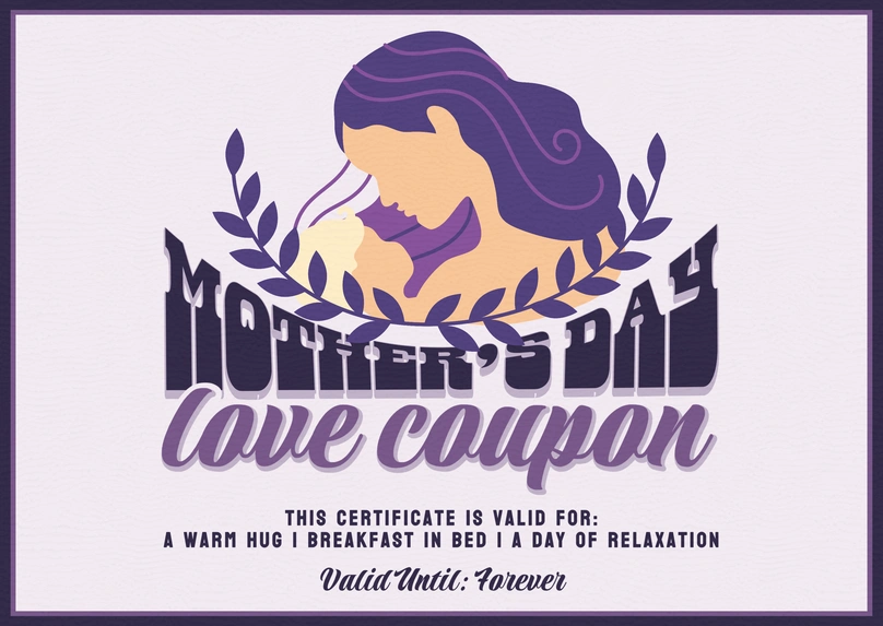 Mother's Day Gift Coupon