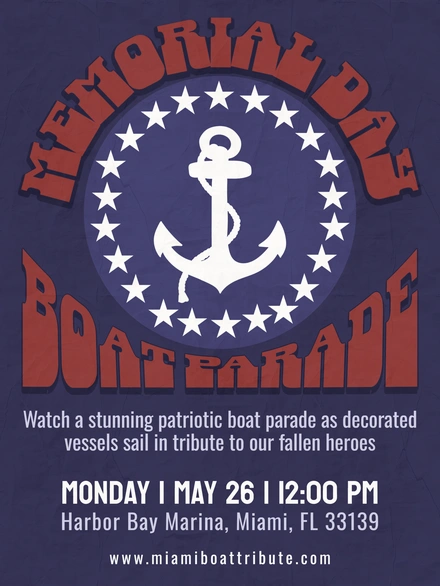 Memorial Day Boat Parade Announcement