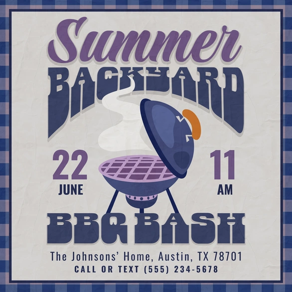 BBQ Party Invitation