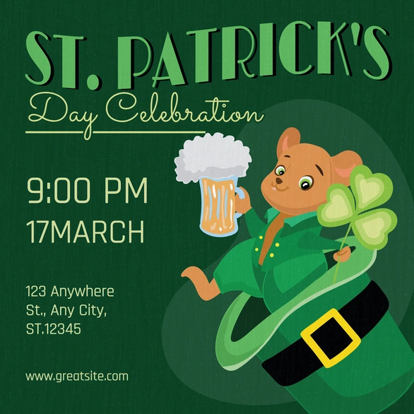 St. Patrick's Day Event Announcement