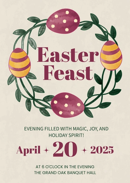 Invitation for Easter Feast