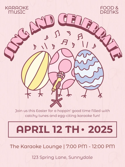 Easter Karaoke Event