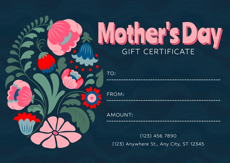 Gift Certificate Design