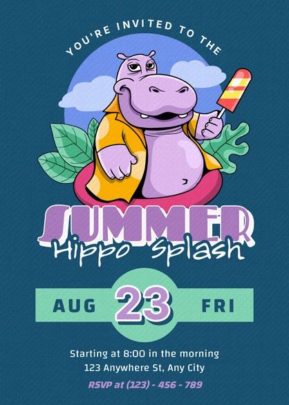 Summer Party Invitation