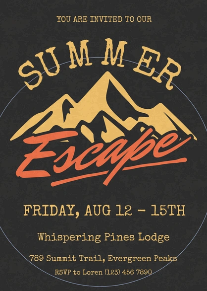 Summer Escape Event